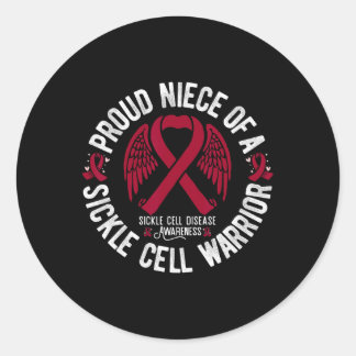 Trotse nicht van een sikkelcelstrijder SCD bewustz Ronde Sticker