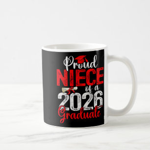 Trotse Niece Van Een Afgestudeerde Van De Klas Van Koffiemok