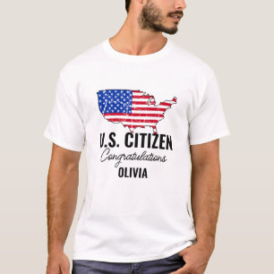 Trotse Nieuwe Amerikaanse Burger – Amerikaanse Kaa T-shirt