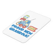 Trotse nieuwe oma Het is een jongen cadeaus Magneet (Linkerzijde)