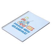 Trotse nieuwe oma Het is een jongen cadeaus Notitieboek (Linkerzijde)