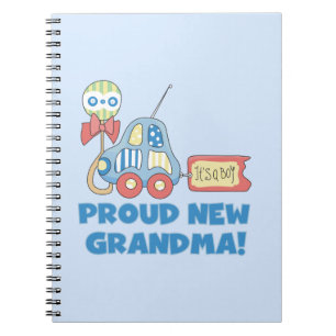 Trotse nieuwe oma Het is een jongen cadeaus Notitieboek