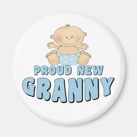 TROTSE NIEUWE Oma T-shirt Magneet (Voorkant)