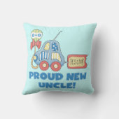 Trotse nieuwe oom auto het is een jongen cadeaus kussen (Achterkant)
