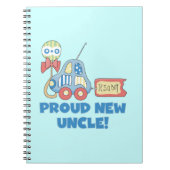 Trotse nieuwe oom auto het is een jongen cadeaus notitieboek (Voorkant)