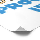 Trotse nieuwe oom auto het is een jongen cadeaus poster (Hoek)