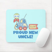 Trotse nieuwe oom Het is een jongen Tshirts en ges Muismat (Met muis)