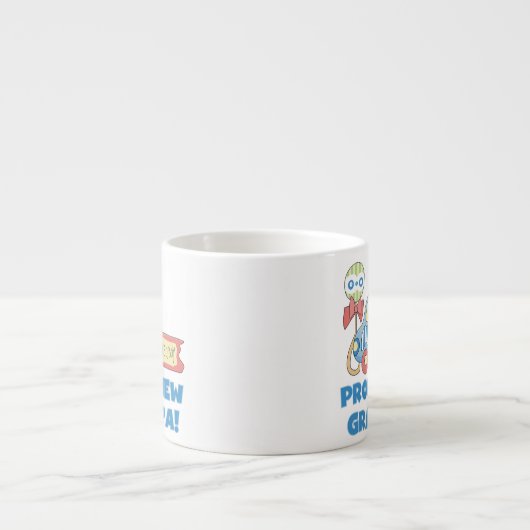 Trotse nieuwe opa auto het is een jongen cadeaus espresso kop (Voorkant)