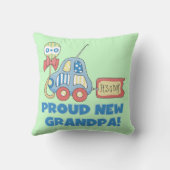 Trotse nieuwe opa auto het is een jongen cadeaus kussen (Achterkant)