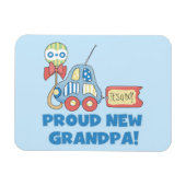 Trotse nieuwe opa auto het is een jongen cadeaus magneet (Horizontaal)