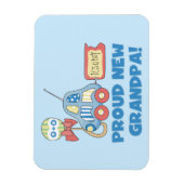 Trotse nieuwe opa auto het is een jongen cadeaus magneet (Verticaal)