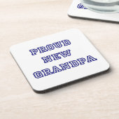 Trotse nieuwe opa universiteit tekstgeschenken onderzetter (Linkerzijde)