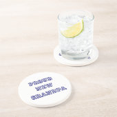 Trotse nieuwe opa universiteit tekstgeschenken zandsteen onderzetter (Zijkant)