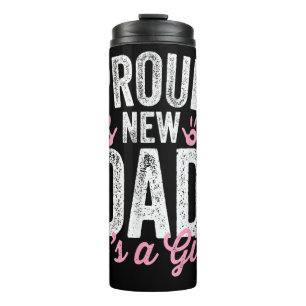 Trotse Nieuwe Papa Het Is Een Meisje Cadeaus Vader Thermosbeker