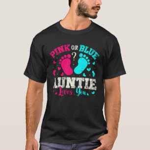 Trotse nieuwe tante Het is een meisje geslacht ont T-shirt