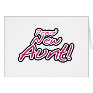 Trotse nieuwe tante tshirts en geschenken