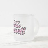 Trotse nieuwe tante tshirts en geschenken matglas koffiemok (Voorkant rechts)