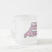 Trotse nieuwe tante tshirts en geschenken matglas koffiemok (Voorkant links)