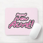 Trotse nieuwe tante tshirts en geschenken muismat (Met muis)
