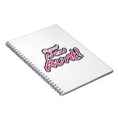 Trotse nieuwe tante Tshirts en geschenken Notitieboek (Rechterzijde)