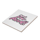 Trotse nieuwe tante Tshirts en geschenken Tegeltje (Zijkant)