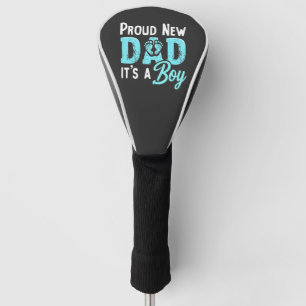 Trotse nieuwe vader Het is een jongen Geslacht Ont Golfheadcover
