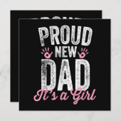 Trotse nieuwe vader Het is een meisje cadeautjes v (Voorkant / Achterkant)