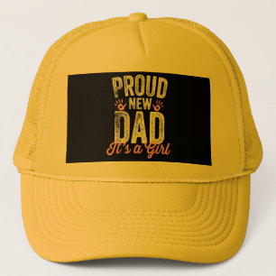 Trotse nieuwe vader Het is een meisje cadeautjes v Trucker Pet