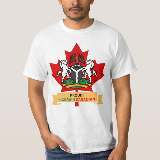 TROTSE NIGERIAANSE CANADEES T-SHIRT (Voorkant)