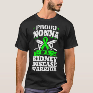 Trotse nonna van een nierziekte krijger bewustzijn t-shirt