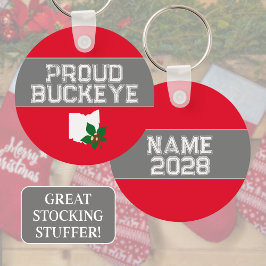 Trotse Ohio Buckeye Sleutelhanger