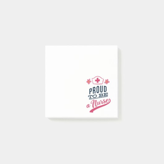 Trotse om een verpleegster te zijn post-it® notes (Voorkant)