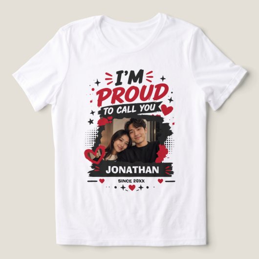 Trotse om jou te noemen Tri-Blend shirt (Design voorkant)