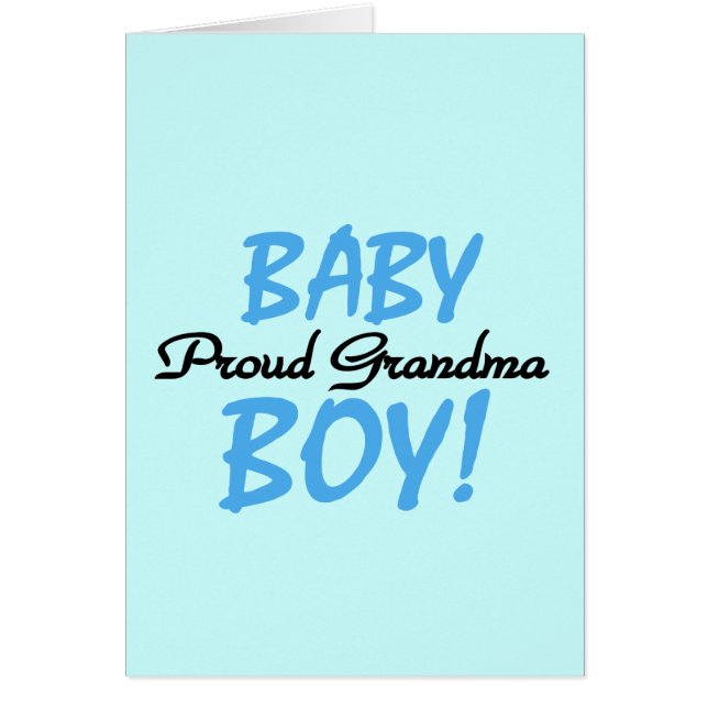 Trotse Oma Baby Boy T shirten en geschenken (Voorkant)