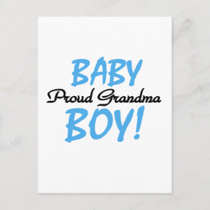 Trotse Oma Baby Boy T shirten en geschenken Briefkaart