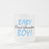 Trotse Oma Baby Boy T shirten en geschenken Matglas Koffiemok (Center)