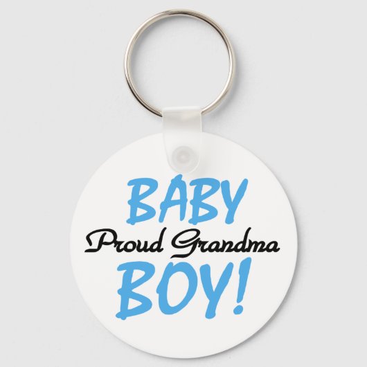 Trotse Oma Baby Boy T shirten en geschenken Sleutelhanger (Voorkant)