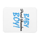 Trotse oma baby jongen geschenken magneet (Horizontaal)