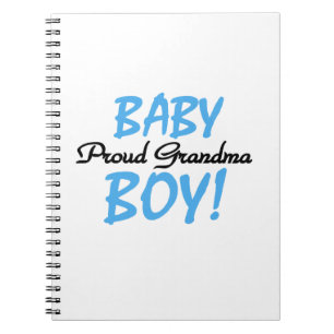 Trotse oma baby jongen geschenken notitieboek