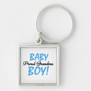 Trotse oma baby jongen geschenken sleutelhanger