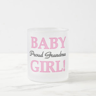 Trotse Oma Baby Meisje Tshirts en Geschenken Matglas Koffiemok