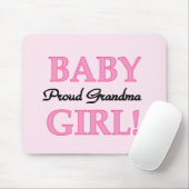 Trotse Oma Baby Meisje Tshirts en Geschenken Muismat (Met muis)