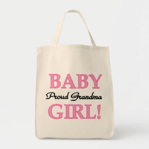 Trotse Oma Baby Meisje Tshirts en Geschenken Tote Bag