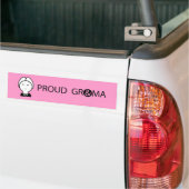 Trotse oma bumpersticker (Op Truck)