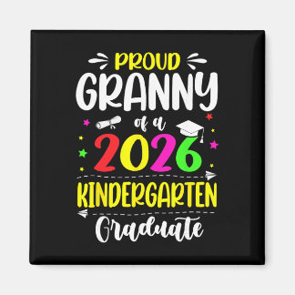 Trotse oma Cl van 2026 kleuterschool afgestudeerde Magneet