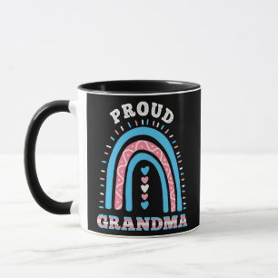 Trotse oma transgender boho regenboog mok
