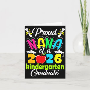 Trotse oma van afgestudeerde kleuterschool 2026 kaart