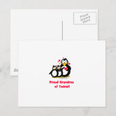 Trotse oma van de tweeling briefkaart (Voorkant / Achterkant)