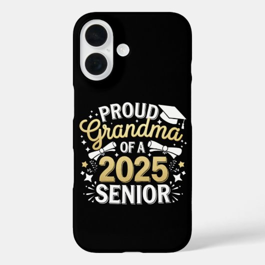 Trotse oma van een afgestudeerde in 2025 afstudere Case-Mate iPhone case (Achterkant)