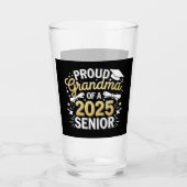 Trotse oma van een Afstuderen Afstuderen Golden 20 Glas (Voorkant)